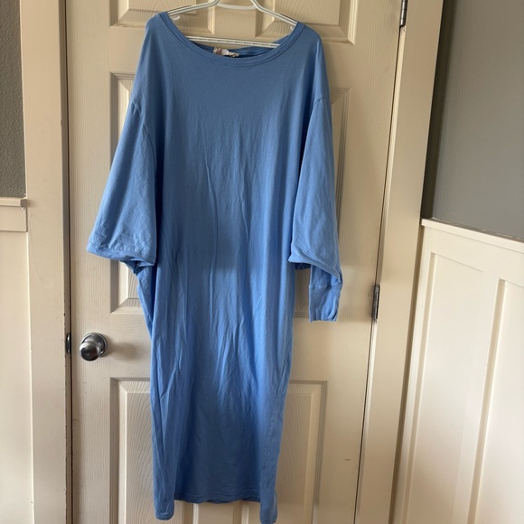 Free People Beach Bundle Lifestyle Maxi Dress Long Sleeve Size Small Slouchy - Picture 9 of 11